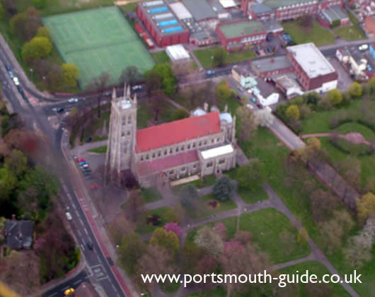 St Mary's Church From The Air