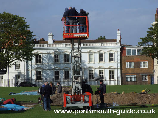 Time Team on Governors Green Portsmouth