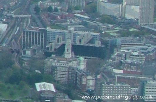 Portsmouth Guidhall From The Air