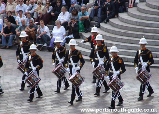 Band Of Her Majesties Royal Marines In Portsmouth